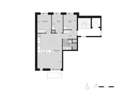 4 værelses lejlighed i Holbæk