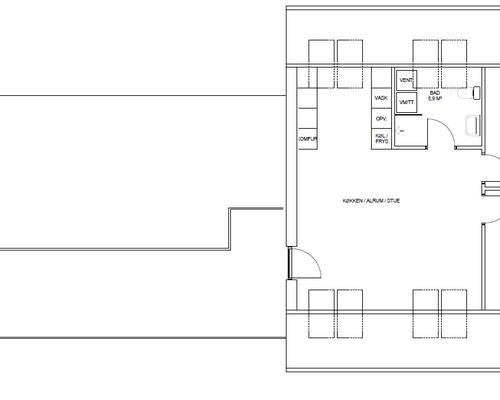 Flot nybygget lækker taglejlighed i Sygehusparken