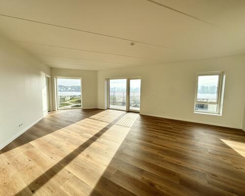 Skøn 3-værelses lejlighed med altan og udsigt