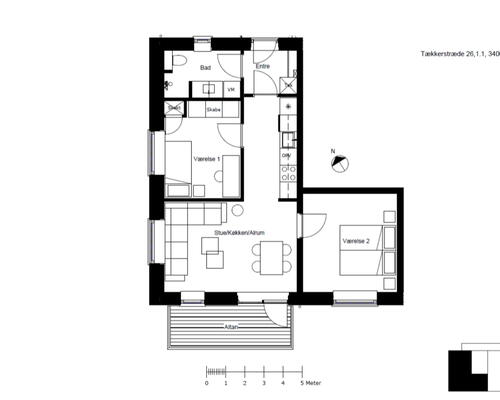 Flot og lys 3-vær. bolig med altan, gulvvarme, elevator og mulighed for p plads. Tæt på centrum, natur og indkøb