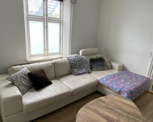 Dejlig 2 vær. lejlighed på Nørretorv, husdyr tilladt.