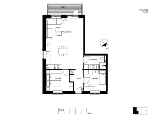 Moderne boliger i Tækkerhusene, Hillerød: Elevator og privat altan. Perfekt beliggenhed ved både natur og by liv