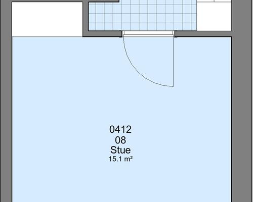 1 værelses hus i Roslev