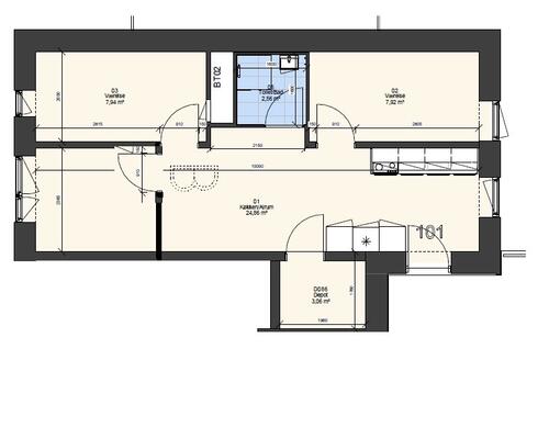 Delevenlig 4-Værelses lejlighed