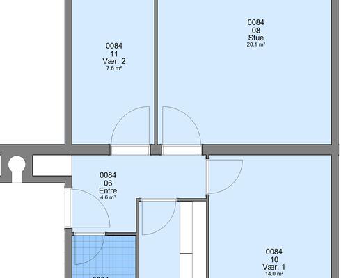 3 værelses lejlighed i Haderslev