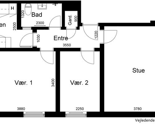 3 værelses lejlighed i Odense V