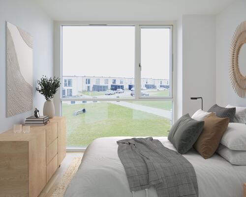 Familievenligt 4-værelses rækkehus i to plan