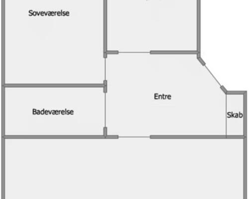 2-værelses lejlighed i Horsens C med 2 altaner