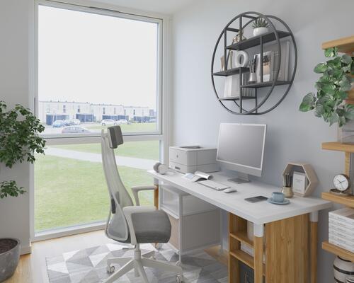 Familievenligt 4-værelses rækkehus i to plan