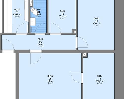 3 værelses lejlighed i Thisted