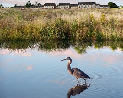 Nyopført rækkehus med skøn udsigt og tæt på Aarhus