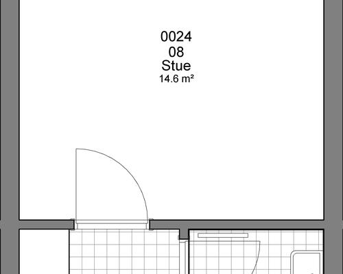 1 værelses lejlighed i Haderslev