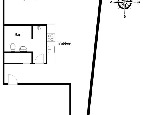 1 værelses lejlighed i Århus C