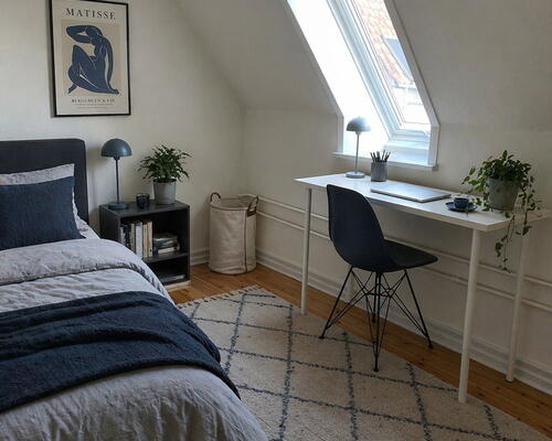 Delevenlig lejlighed tæt på indkøb, caféer og bylivet