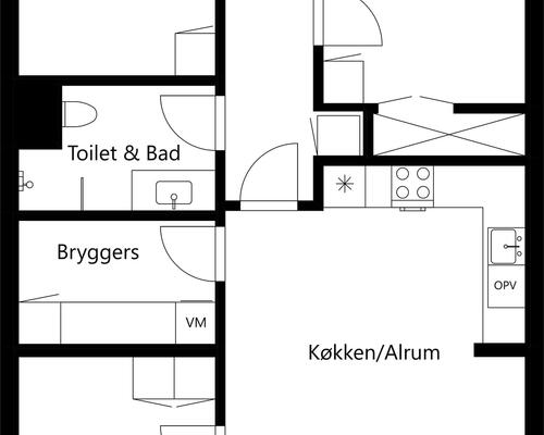 4 værelses hus i Hillerød