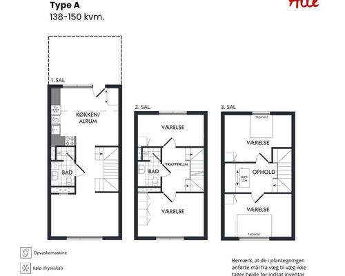 5 værelses lejlighed i Brøndby