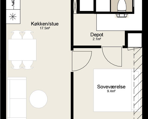 MØLLESTENEN – FANTASTISK BELIGGENHED
