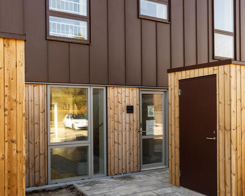 Nybyggt 4 rækkehus med have