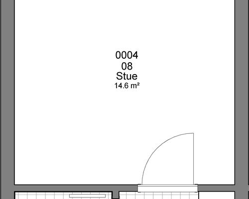 1 værelses lejlighed i Haderslev