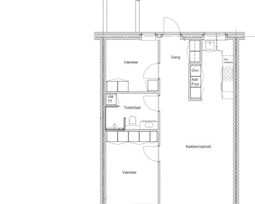 3 værelses hus i Helsinge