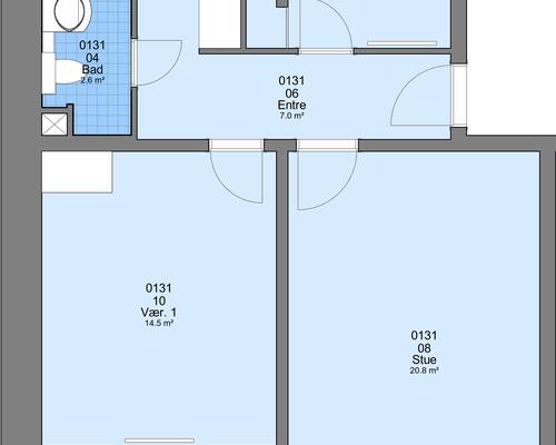 3 værelses lejlighed i Ringkøbing