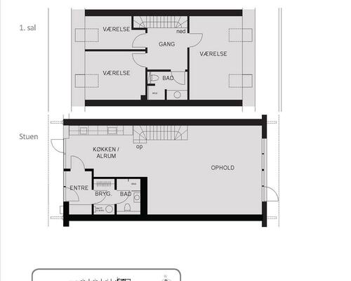 5 værelses hus i Allerød