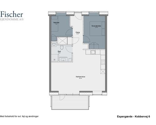 3 værelses lejlighed i Espergærde