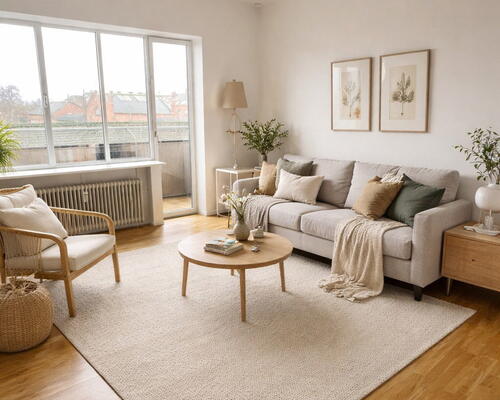 Lejlighed med altan, tæt på gågade og fitness