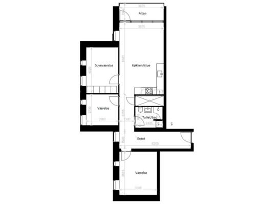 4 værelses lejlighed i Kolding