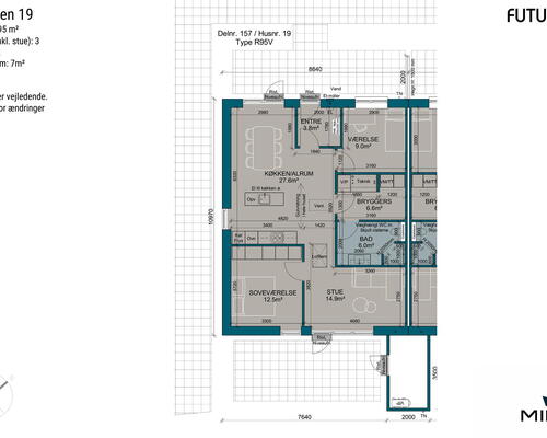 3 værelses hus i Haslev