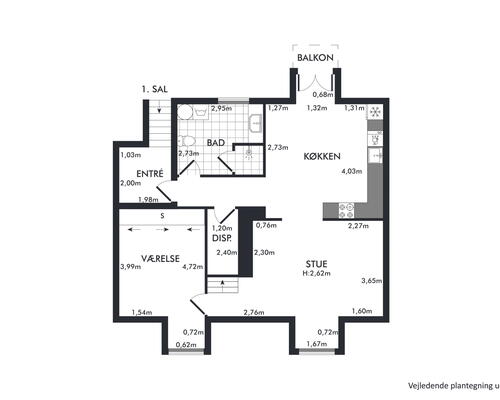 3 værelses lejlighed i Esbjerg