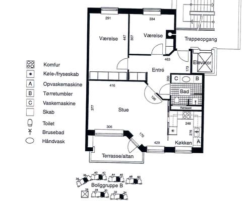 3 værelses lejlighed i Hillerød
