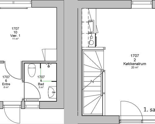 2 værelses lejlighed i Herning