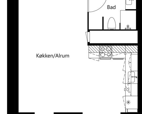 2 værelses lejlighed i Taastrup