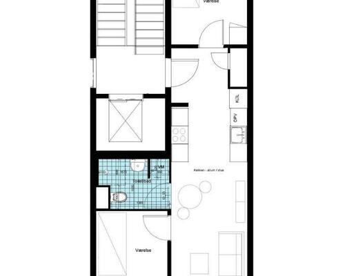 3 værelses lejlighed i Århus V