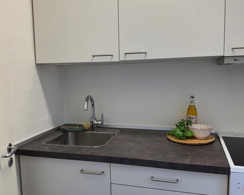 Hyggelig lejlighed med bynær placering