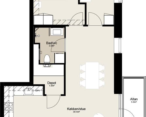 Fantastisk beliggenhed