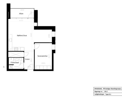 2 værelses lejlighed i Kolding