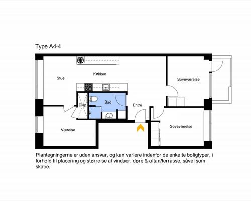 4 værelses lejlighed i Åbyhøj