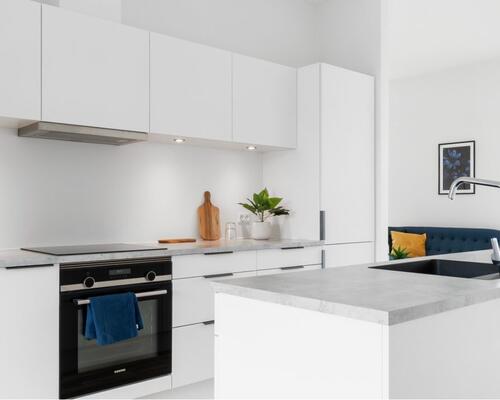 Rækkehus der emmer af lys, liv og luft