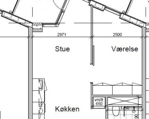 Unik 2-værelses med skøn altan med aftensol