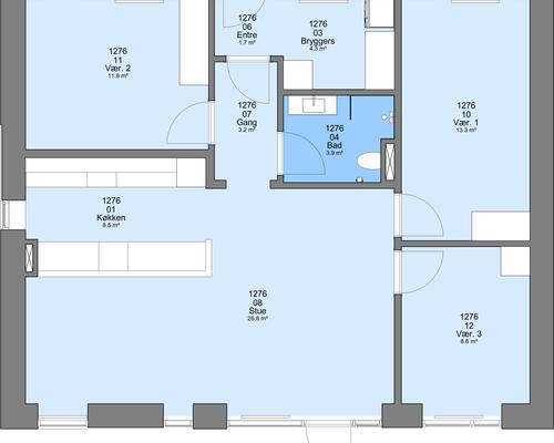 4 værelses lejlighed i Ringkøbing