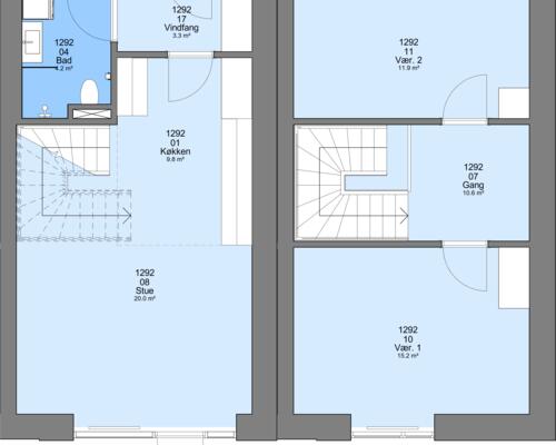 3 værelses lejlighed i Ringkøbing