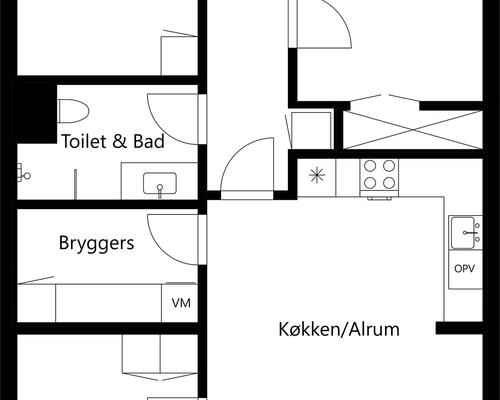 4 værelses hus i Hillerød