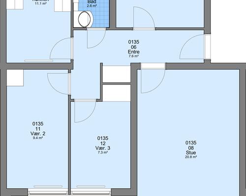 4 værelses lejlighed i Ringkøbing