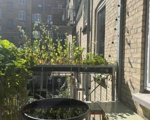 Dejlig 3'er i centrum med stor altan