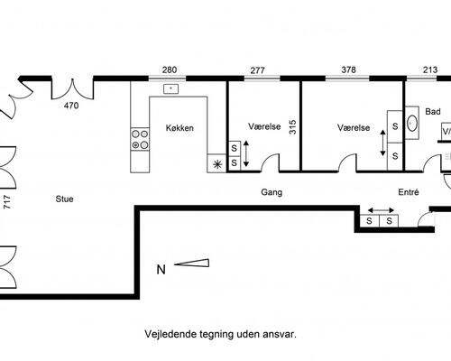 3 værelses lejlighed i Esbjerg