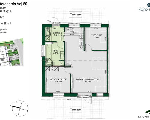 3 værelses hus i Kalundborg