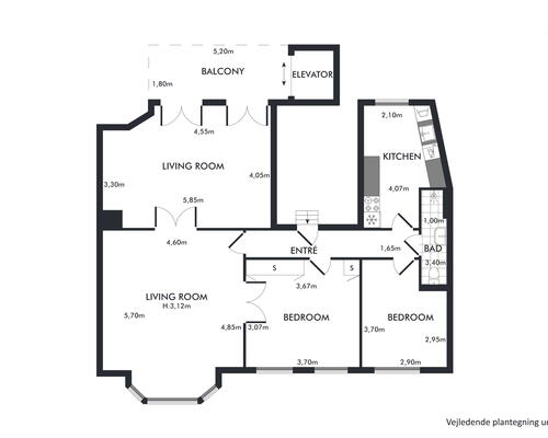 Fantastisk beliggende og flot møblerede lejlighed udlejes fra 1/5 - 30/11-26