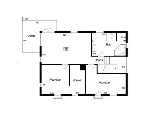 3-plans familie-villa i attraktive Bredballe